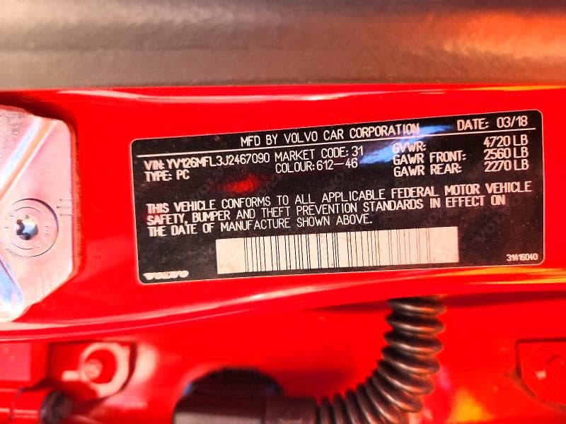 2018 VOLVO S60 DYNAMIC 12