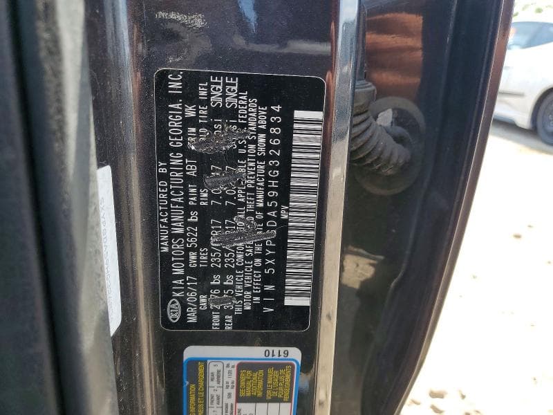 2017 KIA SORENTO LX V6 13