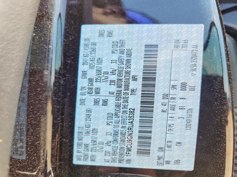 2024 FORD ESCAPE ACTIVE 13