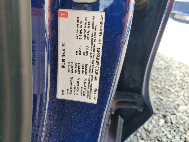 2018 TESLA MODEL 3 13