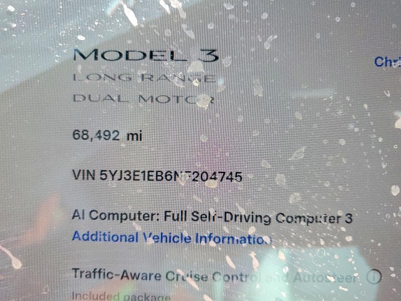 2022 TESLA MODEL 3 9