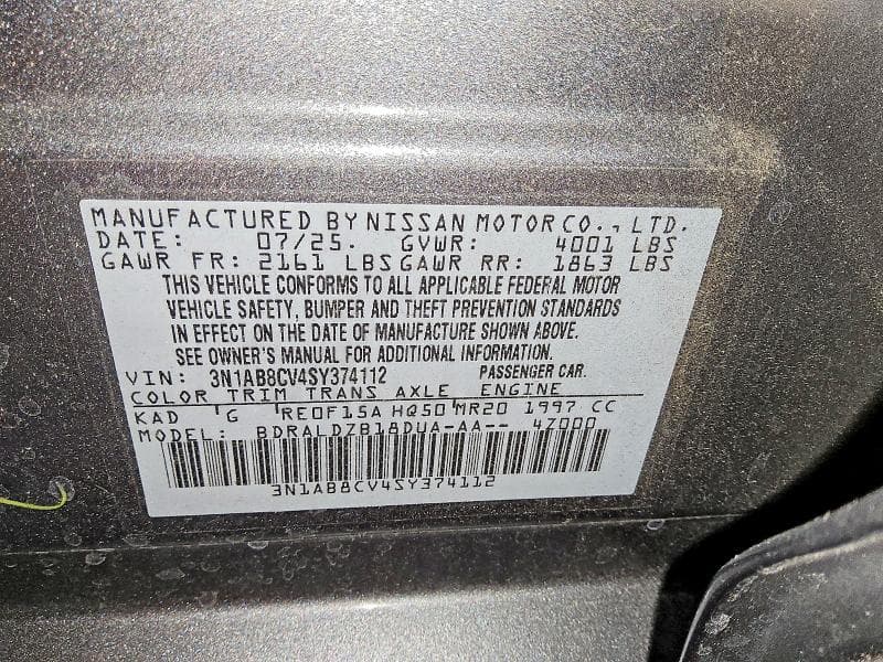 2025 NISSAN SENTRA SV 13