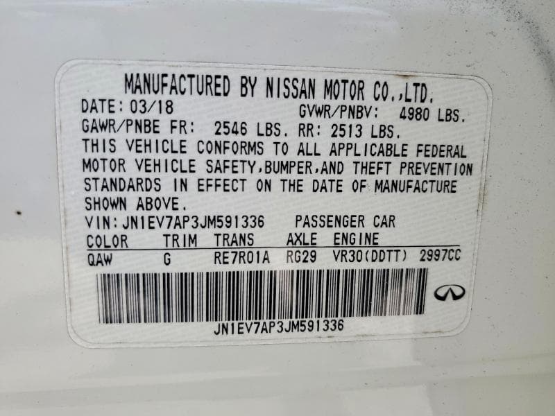 2018 INFINITI Q50 3.0T LUXE 12