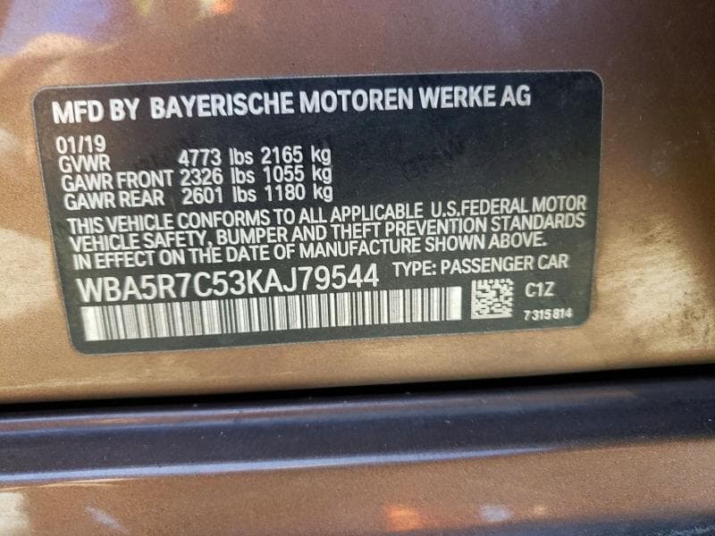2019 BMW 330XI 13