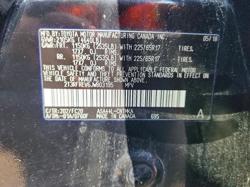 2018 TOYOTA RAV4 XLE XLE 13