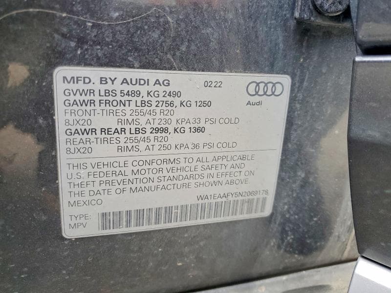 2022 AUDI Q5 PREMIUM PLUS 45 13
