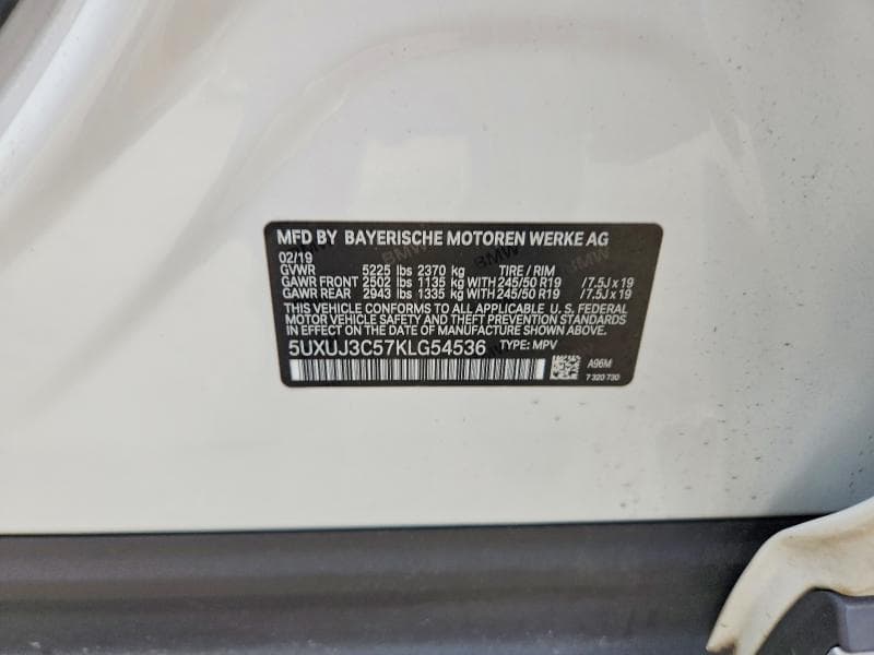 2019 BMW X4 XDRIVE30I 13