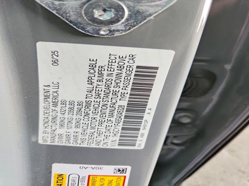 2025 HONDA ACCORD SE 13
