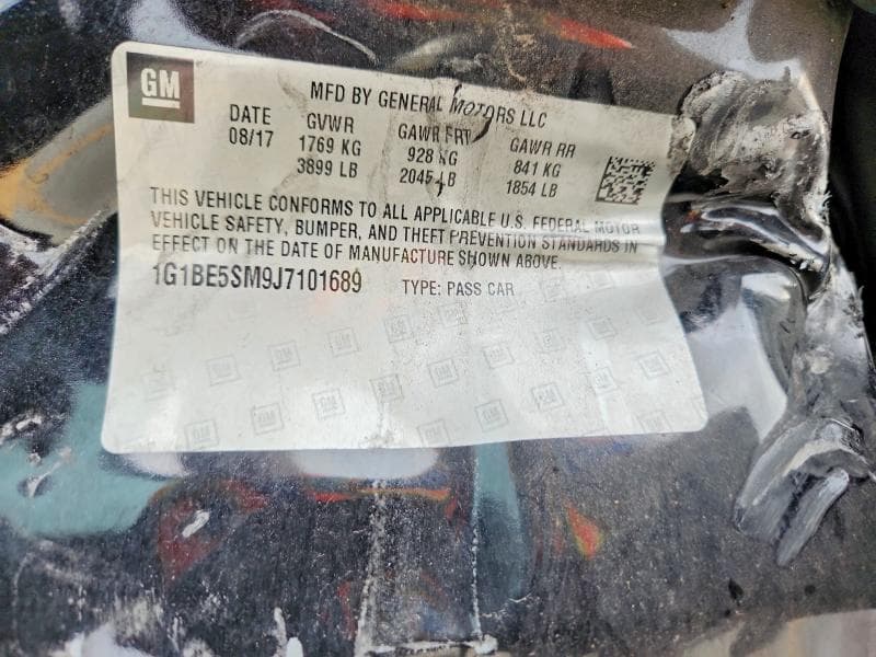 2018 CHEVROLET CRUZE LT 12