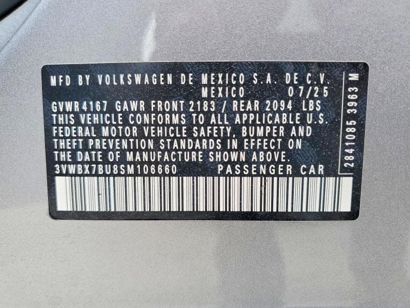 2025 VOLKSWAGEN JETTA SPORT 13