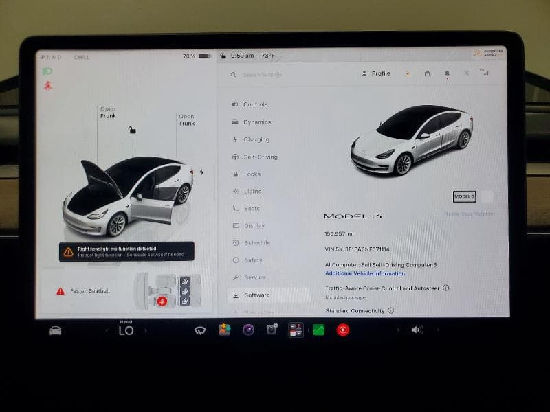 2022 TESLA MODEL 3 9