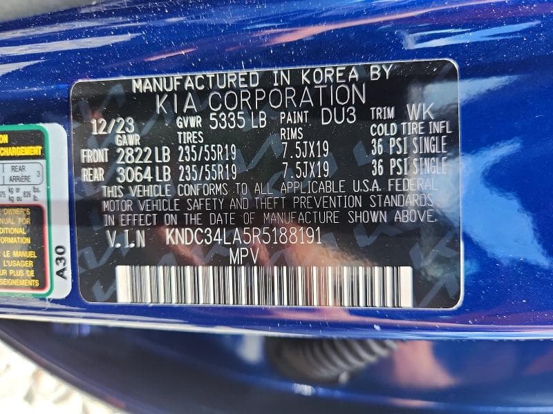 2024 KIA EV6 WIND 12