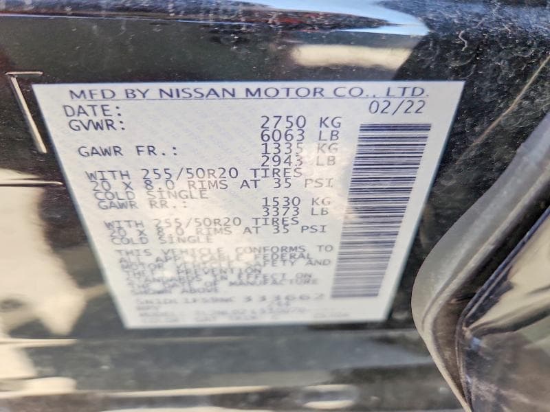 2022 INFINITI QX60 LUXE 14