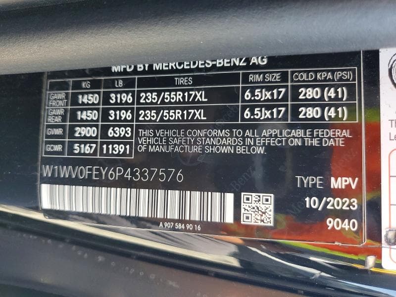 2023 MERCEDES-BENZ METRIS 13