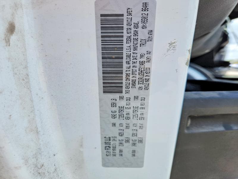 2017 RAM PROMASTER 3500 3500 HIGH 14