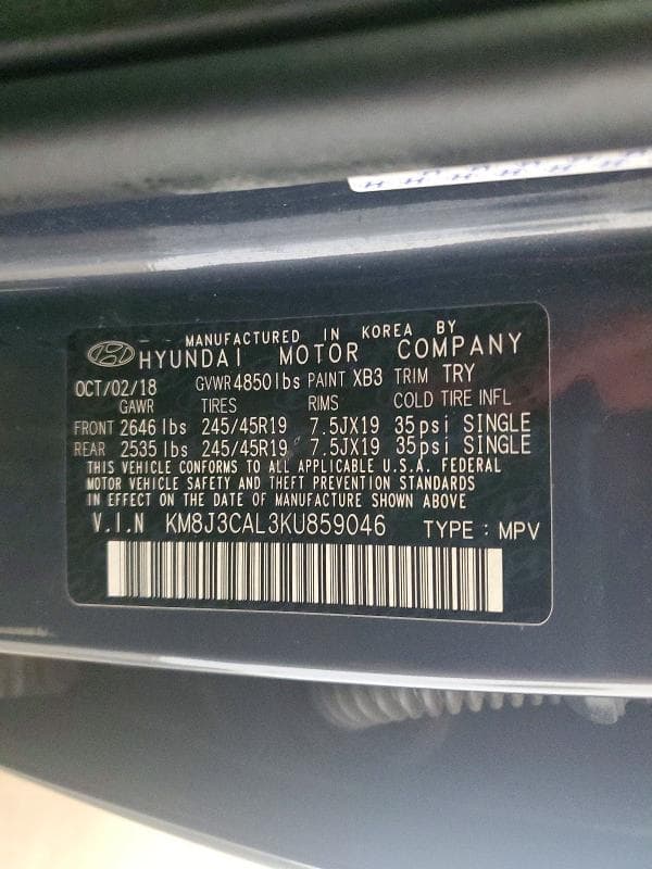 2019 HYUNDAI TUCSON SPORT 14