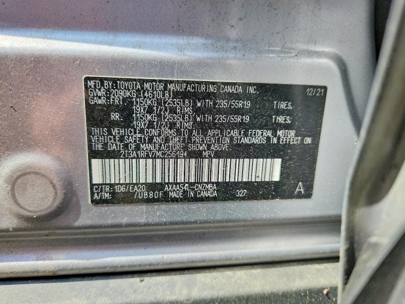 2021 TOYOTA RAV4 XLE PREMIUM 13