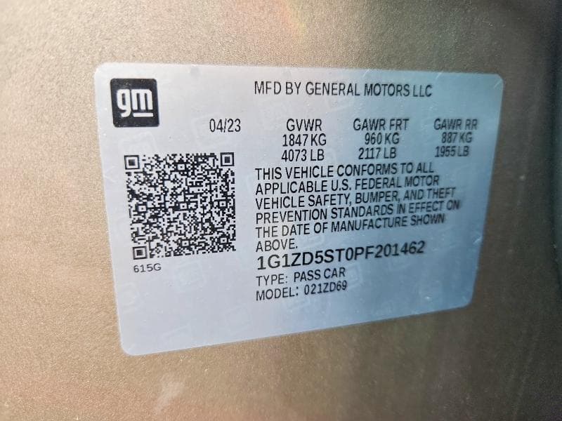 2023 CHEVROLET MALIBU LT 12