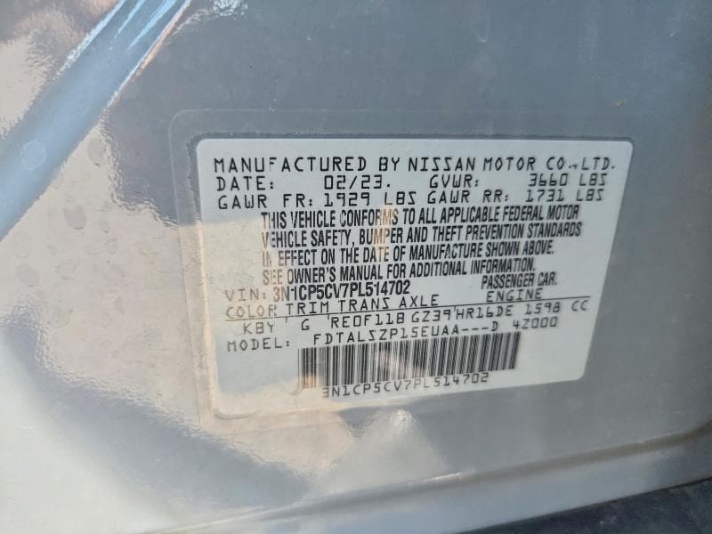 2023 NISSAN KICKS SV 12