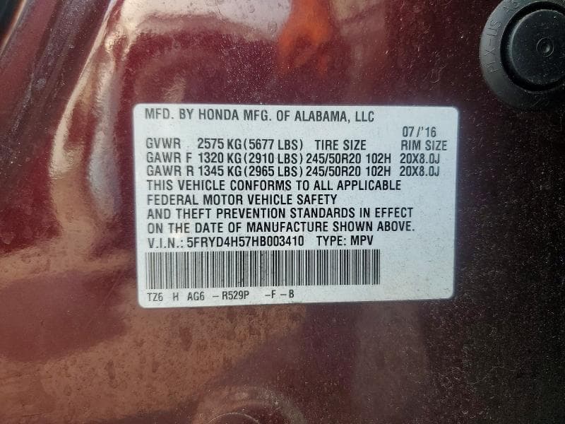 2017 ACURA MDX TECHNOLOGY 13