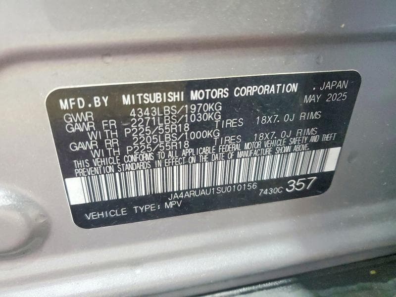 2025 MITSUBISHI OUTLANDER SPORT S 14