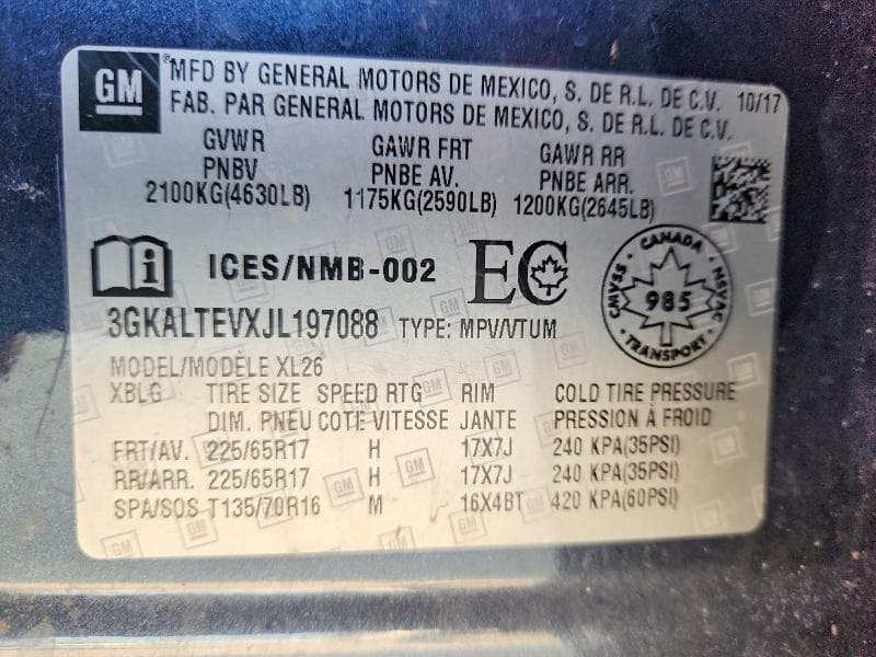 2018 GMC TERRAIN SLE 14
