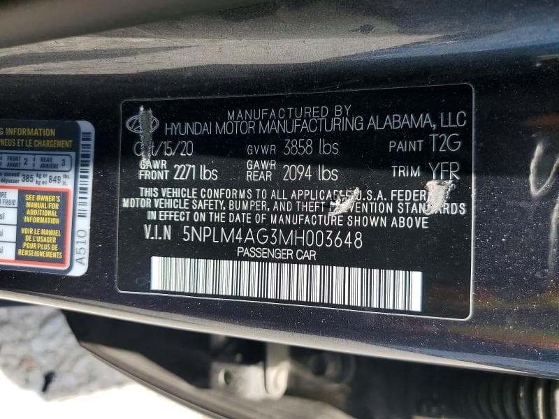 2021 HYUNDAI ELANTRA SEL 12