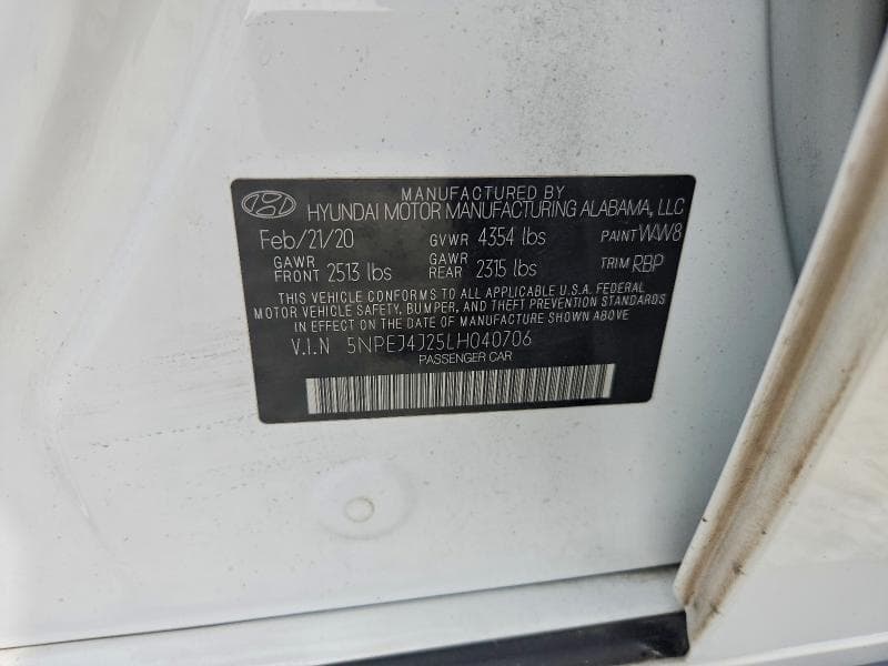 2020 HYUNDAI SONATA SEL PLUS 13
