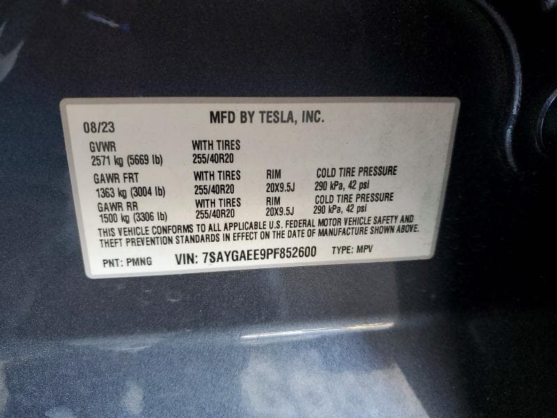 2023 TESLA MODEL Y 13