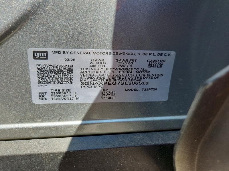 2025 CHEVROLET EQUINOX LT 14