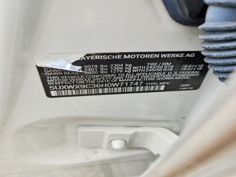 2017 BMW X3 XDRIVE28I 12