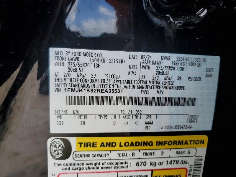 2024 FORD EXPEDITION MAX LIMITED 13