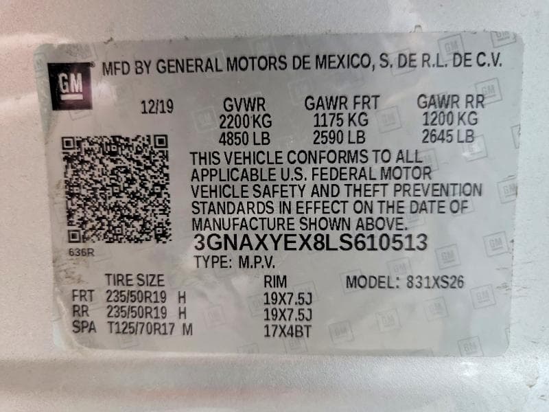 2020 CHEVROLET EQUINOX PREMIER 12