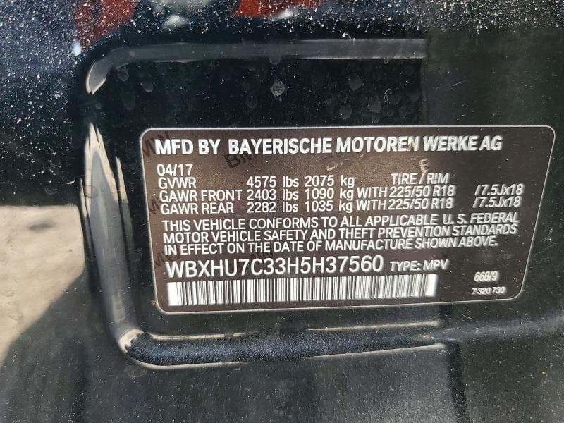 2017 BMW X1 SDRIVE28I 13