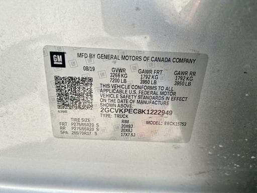 2019 CHEVROLET SILVERADO LD K1500 LT 12