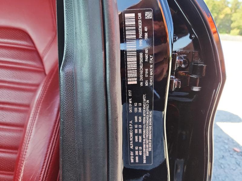 2018 ALFA ROMEO GIULIA TI 12