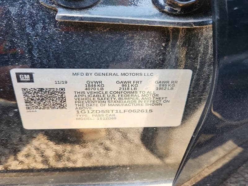 2020 CHEVROLET MALIBU LT 12