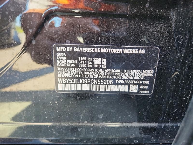 2023 BMW I7 XDRIVE60 12