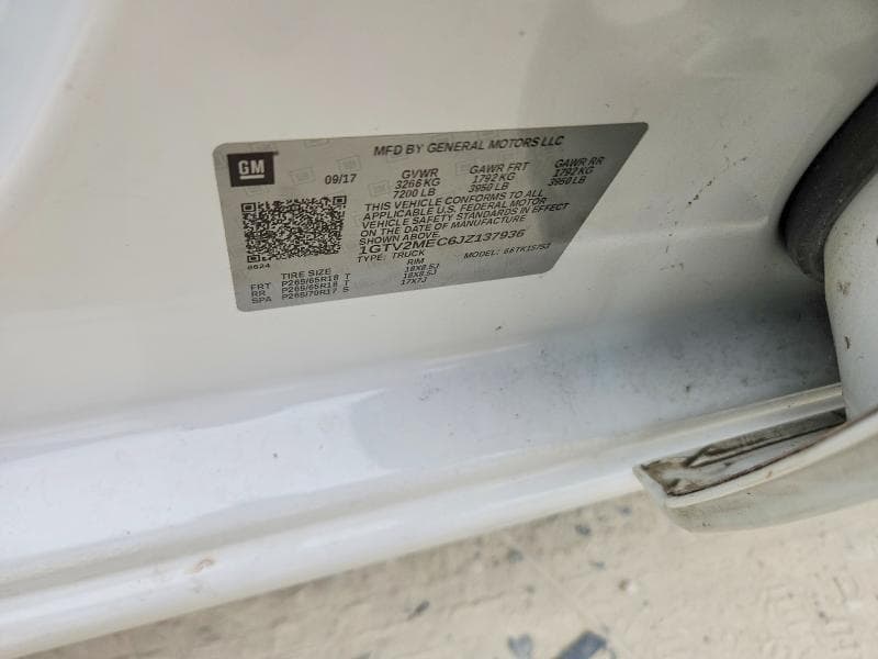 2018 GMC SIERRA K1500 SLE 12