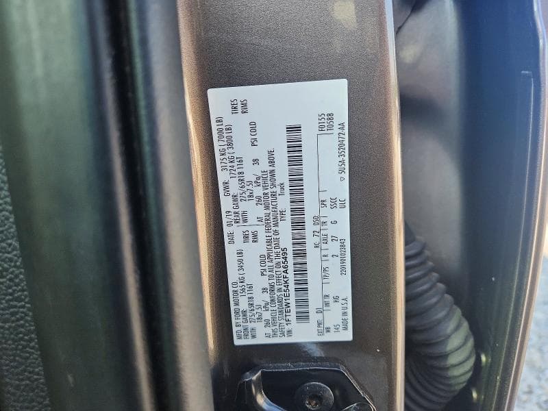 2019 FORD F150 SUPERCREW 12