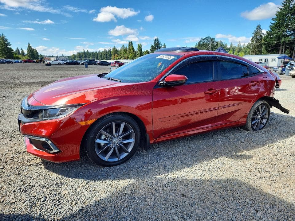 2019 HONDA CIVIC EXL - 1