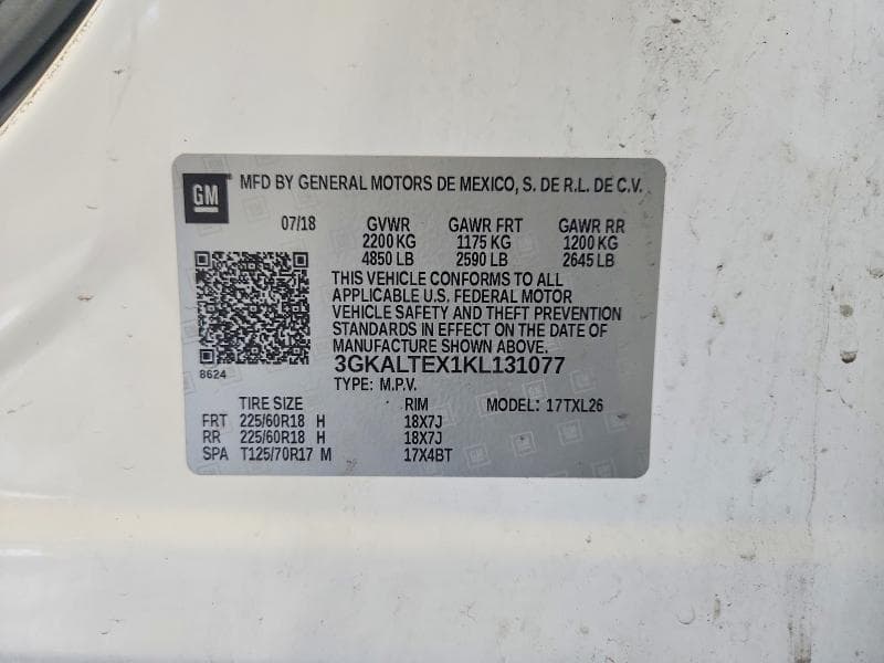 2019 GMC TERRAIN SLE 12