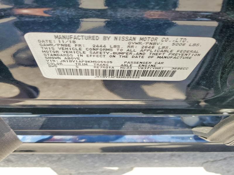2019 INFINITI Q70 3.7 LUXE 12