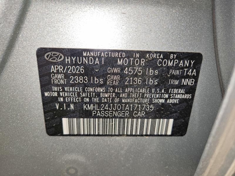 2026 HYUNDAI SONATA HYBRID BLUE 12