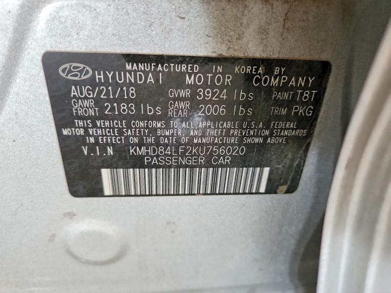 2019 HYUNDAI ELANTRA SEL 12