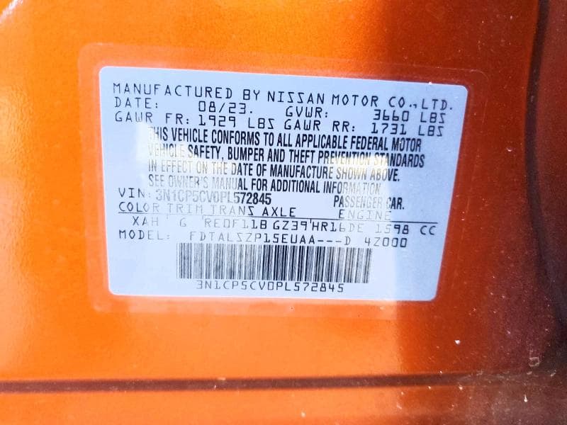 2023 NISSAN KICKS SV 13