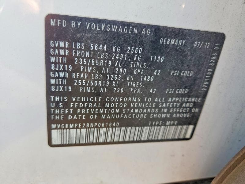 2022 VOLKSWAGEN ID.4 PRO 14