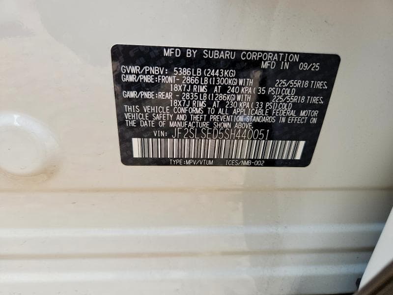 2025 SUBARU FORESTER PREMIUM 14