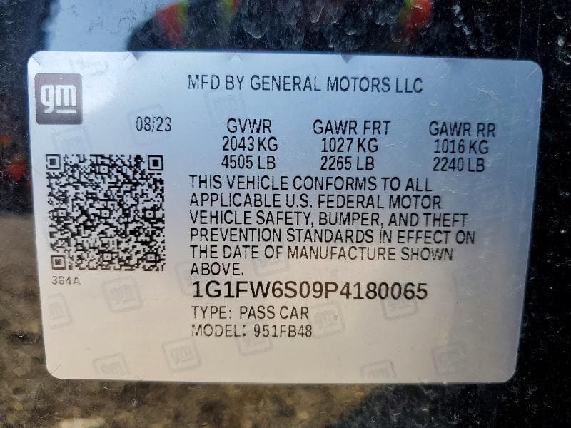 2023 CHEVROLET BOLT EV 1LT 13