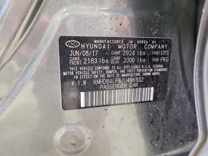 2018 HYUNDAI ELANTRA SEL 12